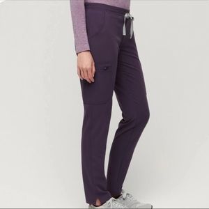 FIGS SHADOW PURPLE SIZE SMALL YOLA SRUB PANTS